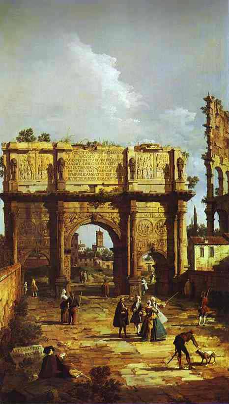 Bernardo Bellotto Arch of Constantine